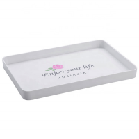 Set of 3 PCS Custom Print Rectangular Plastic Melamine Tea Tray