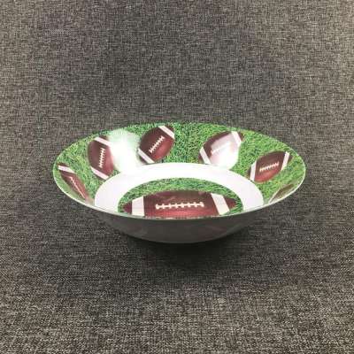 Extra large cheap plastic print melamine bowl