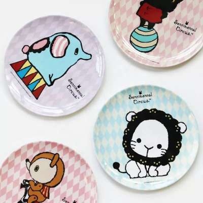 Melamine restaurant food plates for kids