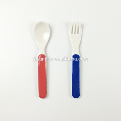 melamine fork spoon set for children